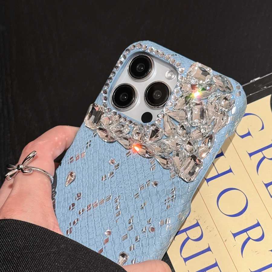 Snake Skin Designer Mobile Phone Case for iPhone 16 15 14 13 Mini 12 11 Pro Max X Xs Xr 8 7 Plus Shockproof Bumper Cover C260314