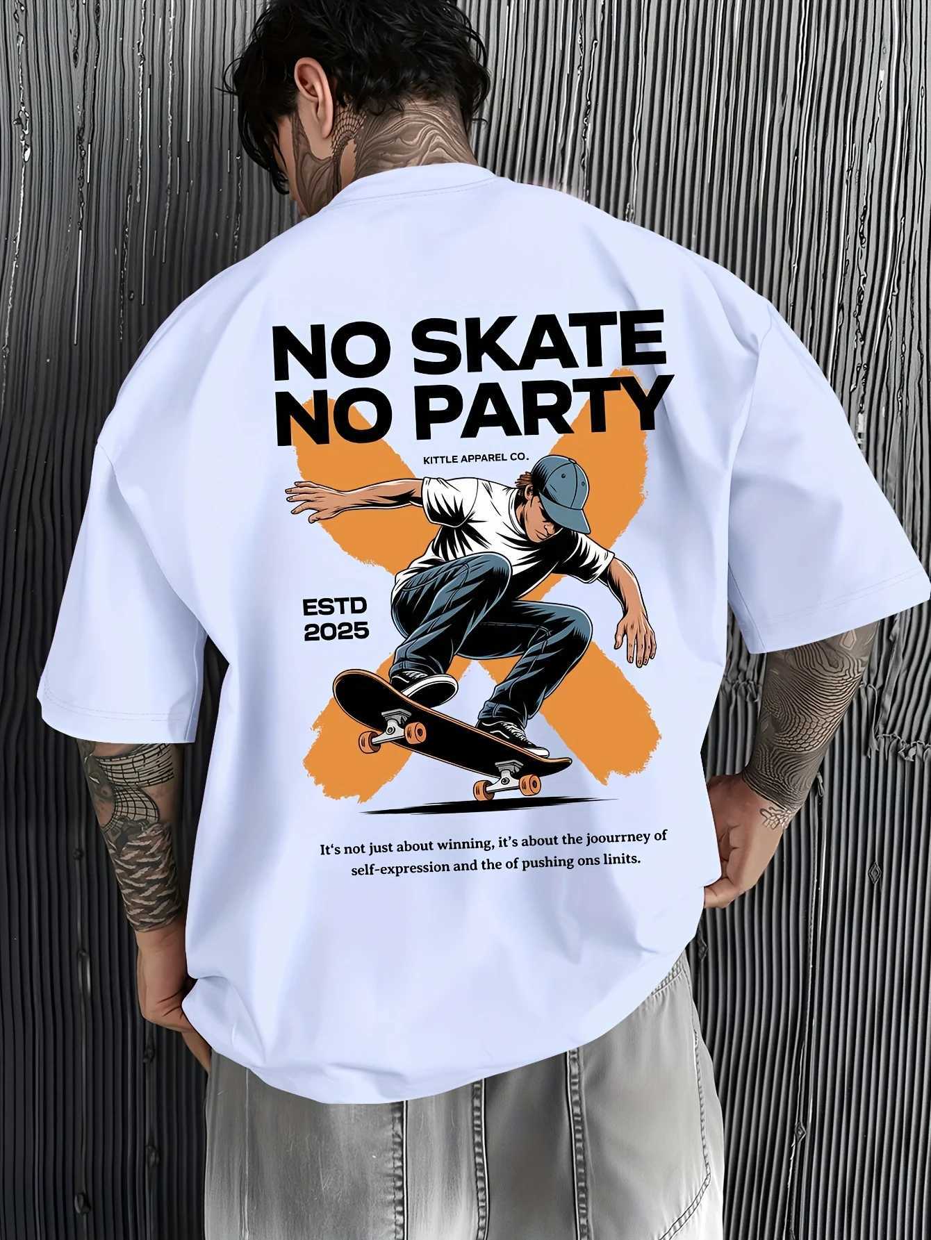 New American-style Trendy and Energetic Skateboard Summer Men T-shirt 100 Pure Cotton Soft Material Trendy and Fashionable M260317