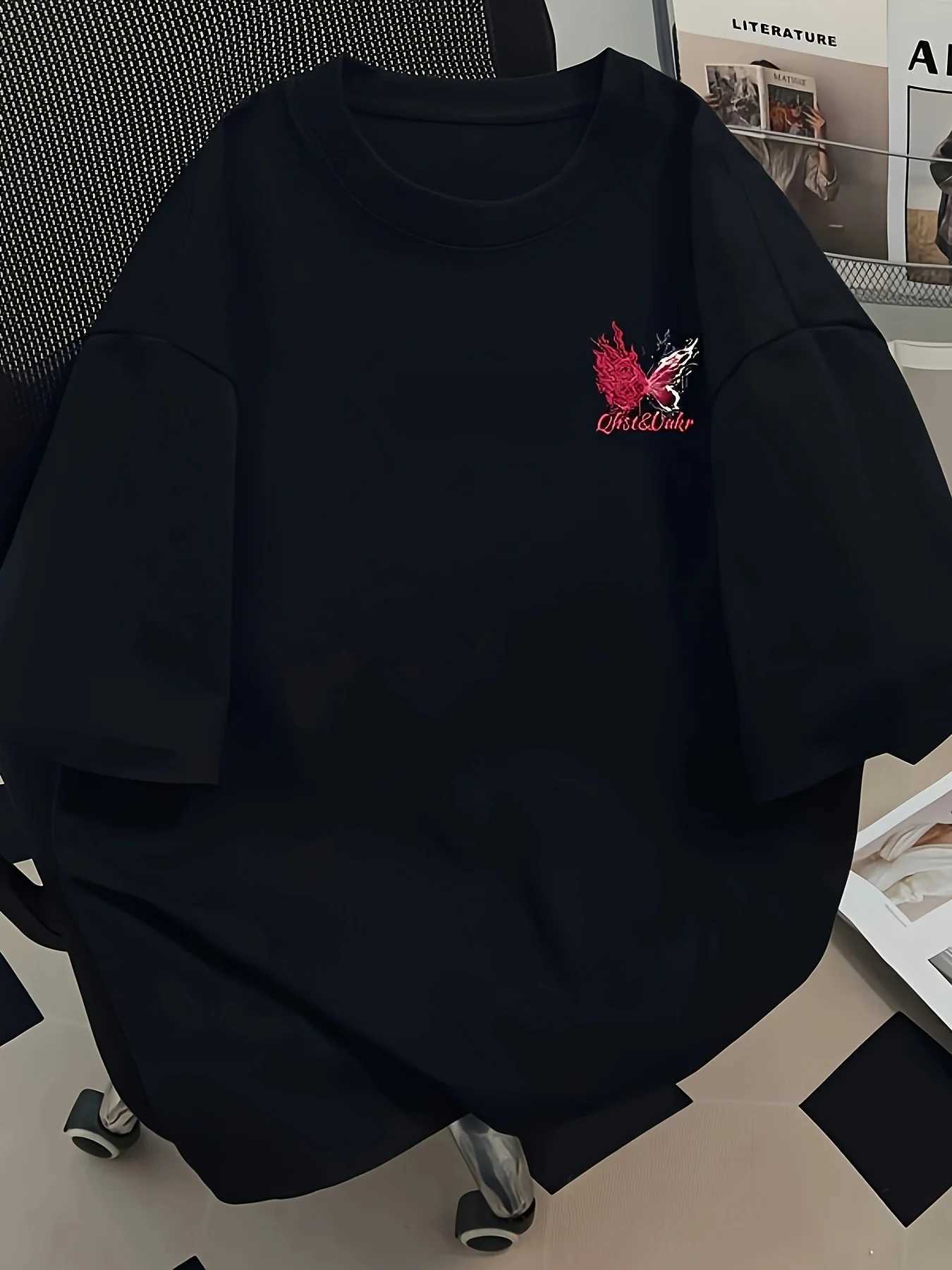 New American-style Summer Men Sports T-shirt Fashionable and Versatile 100 Heavyweight Pure Cotton Suitable for Daily Wear M260317