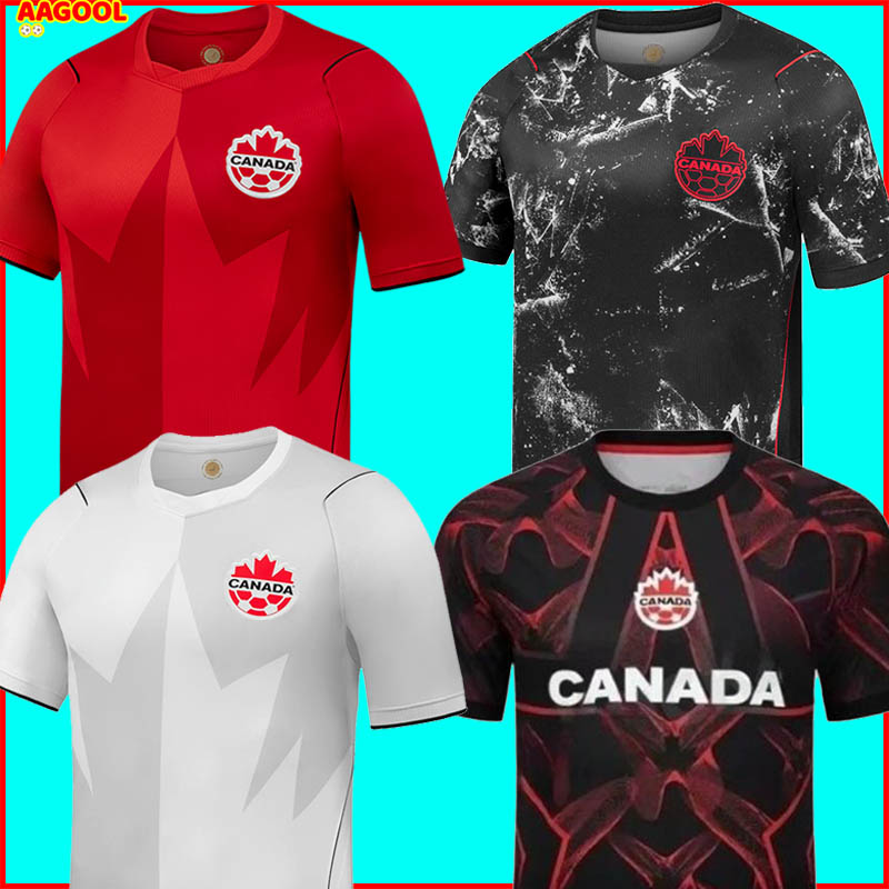 Canada soccer jersey 2026 World Cup football jerseys shirt kit away black third DAVIES DAVID JOHNSTON EUSTAQUIO BUCHANAN equipement de foot men kids uniforms 666