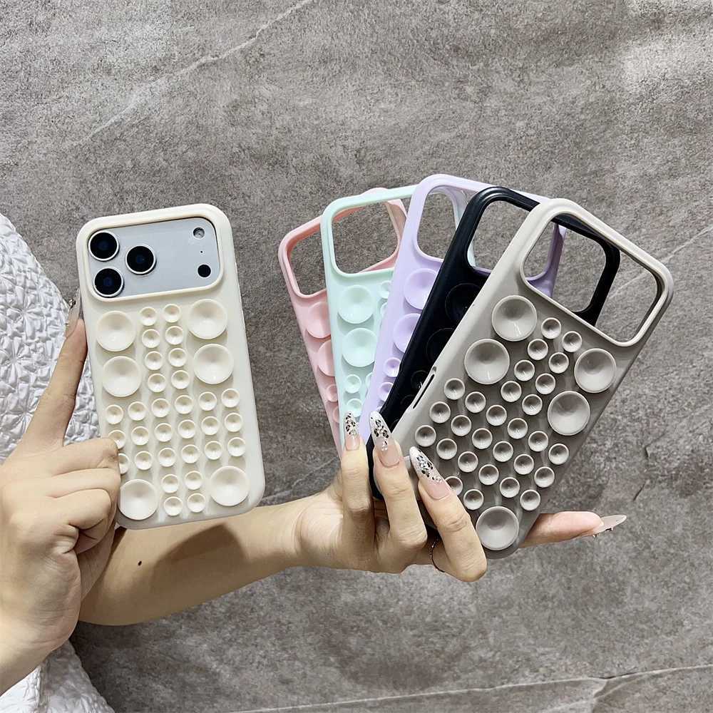 Shockproof Circar Suction Cup Silicone Phone Case for iPhone 17 Pro Max 16Pro 15 14 Air Adsorption Strong Mti Function Cover C260314