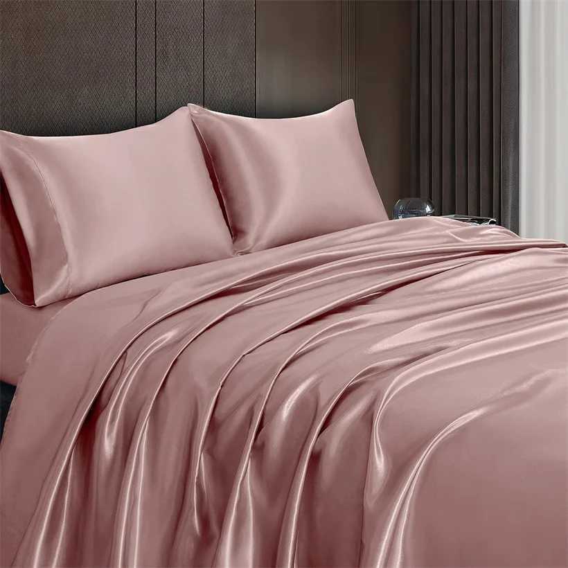 1pc Mulberry Silk Flat Bed Sheet Ultra Soft Comfortable Bedsheet Luxury Smooth Top Sheets Bed Linen 160/200/245/270cm Bed Cover D260317
