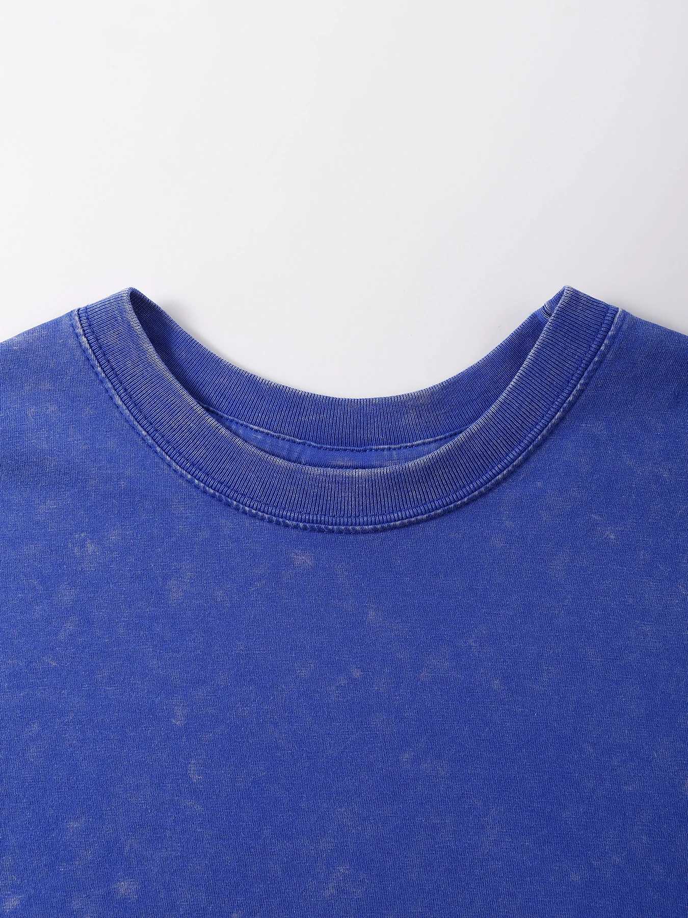 New York Basketball Printed Washed Men T-Shirt Summer Casual Fashion T-Shirts Sport Cotton Streetwear Breathable Short Sleeve M260317