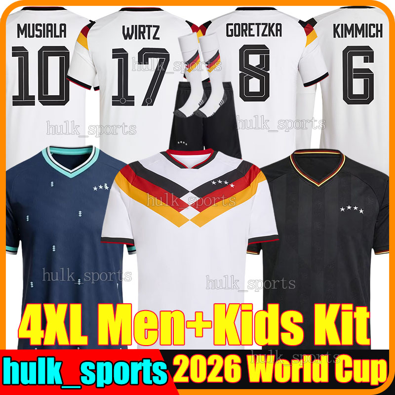 4XL 2026 gErMaNyS WIRTZ Soccer Jerseys 25/26 KIMMICH GNABRY LEWELING GORETZKA F.NMECHA ADEYEMI ADEYEMI TAH BAUMANN women men kids kits socks sets football shirt