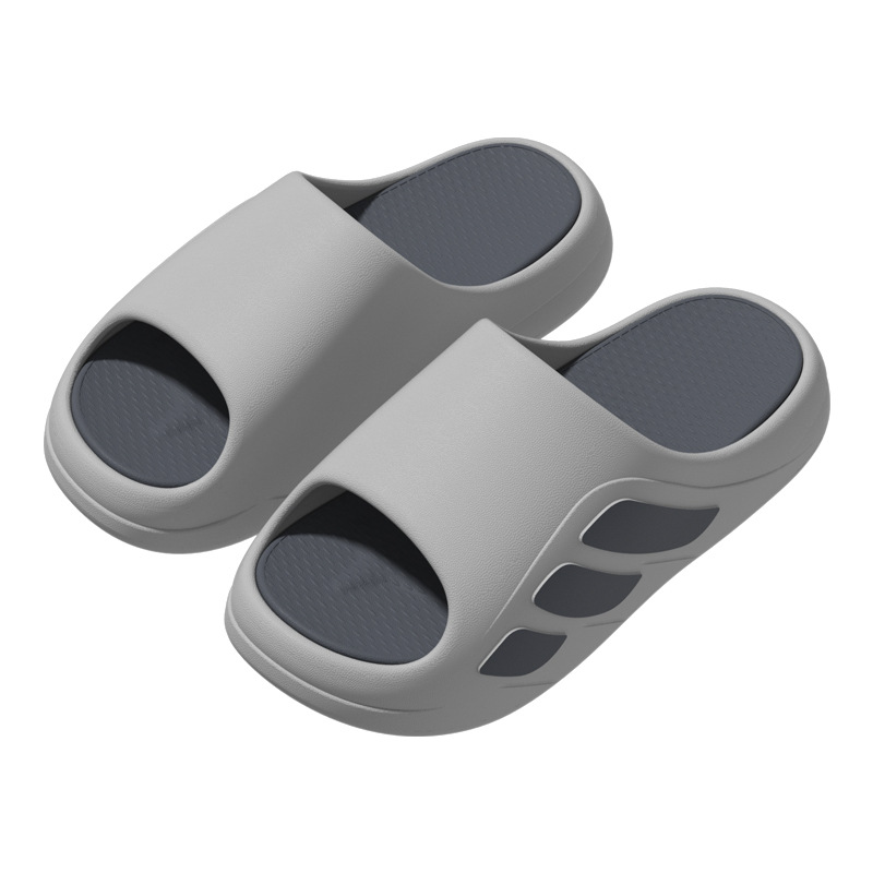 new Free shipping Grip Sole Large size Cross slipper Thick soled 2026 indoor home EVA sports slippers men