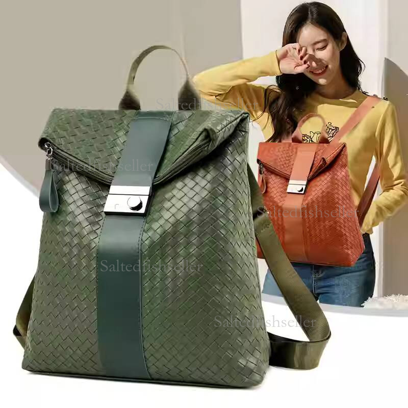 2026 Luxury Brand Women's Shoulder Bag New Korean Edition Trendy Embossed Soft Leather Woven Travel Bag Fashionable And Simple College Style Casu