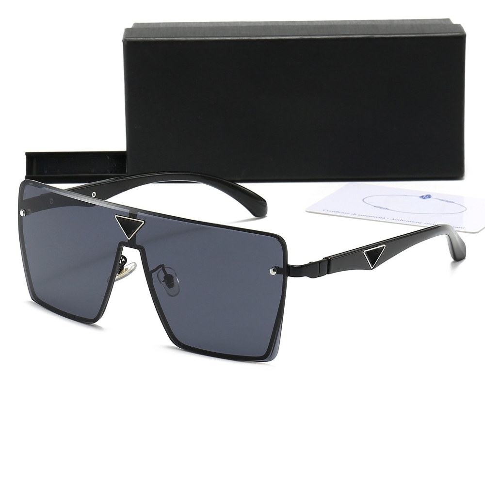 Designer Sunglasses Oversized Square Polarized Sunglasses for Men Women UV400 Anti-Glare Gradient Lens Fashion Shades for Driving Outdoor Travel