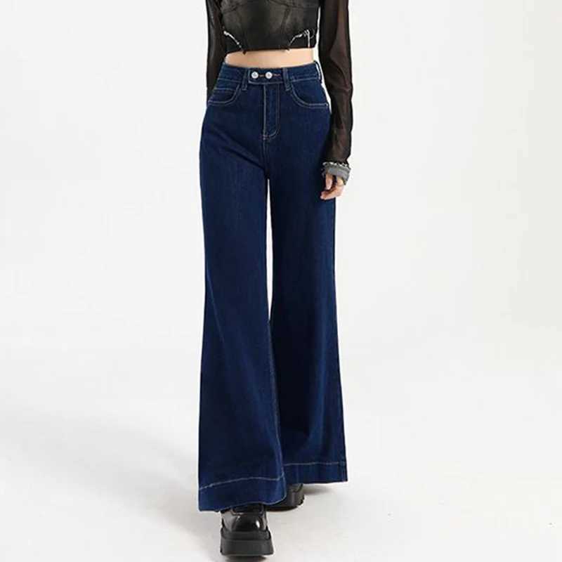 2026 Classic Retro Female Straight Leg Jeans Lady Chic High Waist Baggy Denim Pants Hot Sale s Fashion Casual Trousers M260317