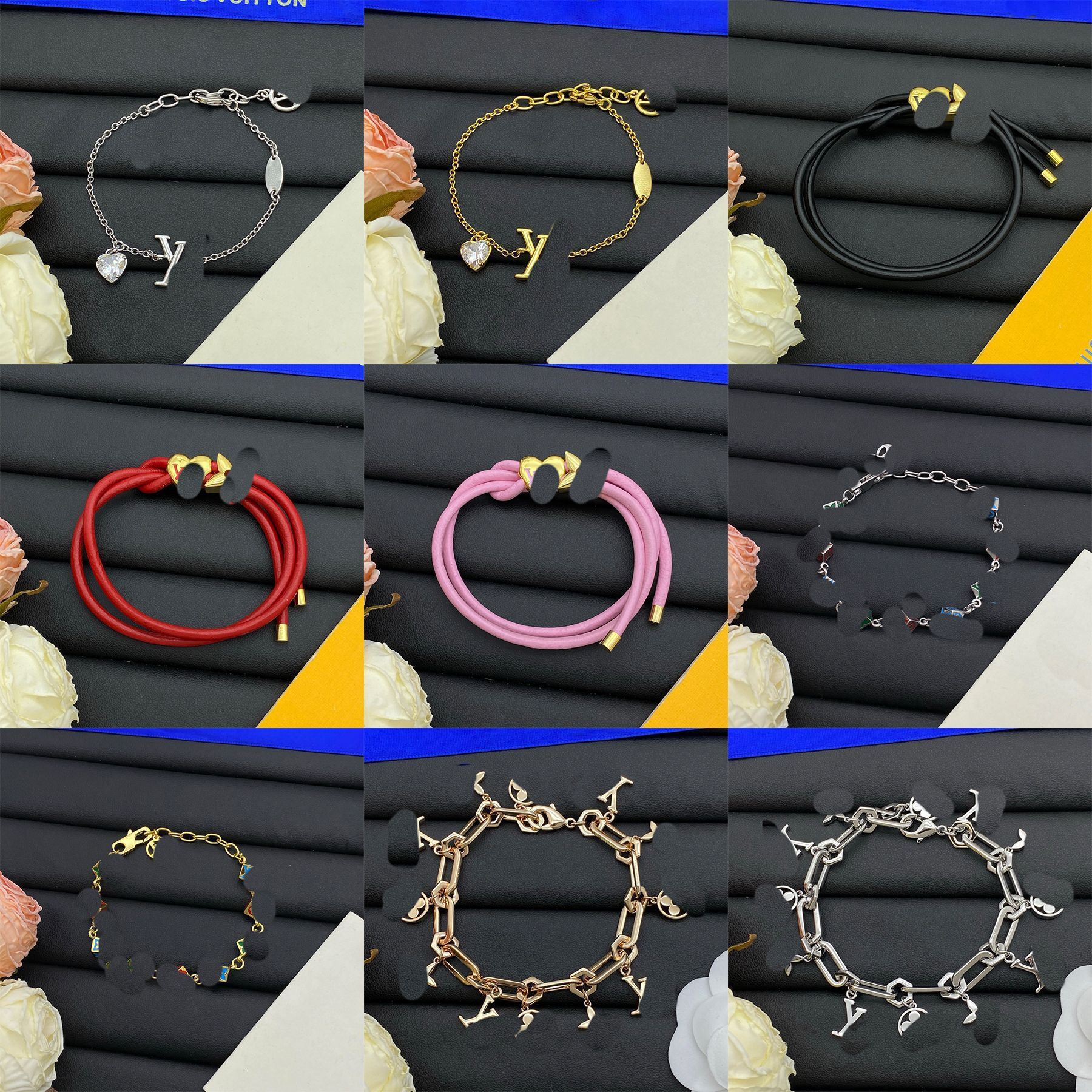 lvbraclets Designer Mens and Womens Luxury Bracelet 18K Gold Bracelet Lujia New Model Matchi louis vuittonly lv lvt louisvuitton louise louievuitton vuittion TJM8