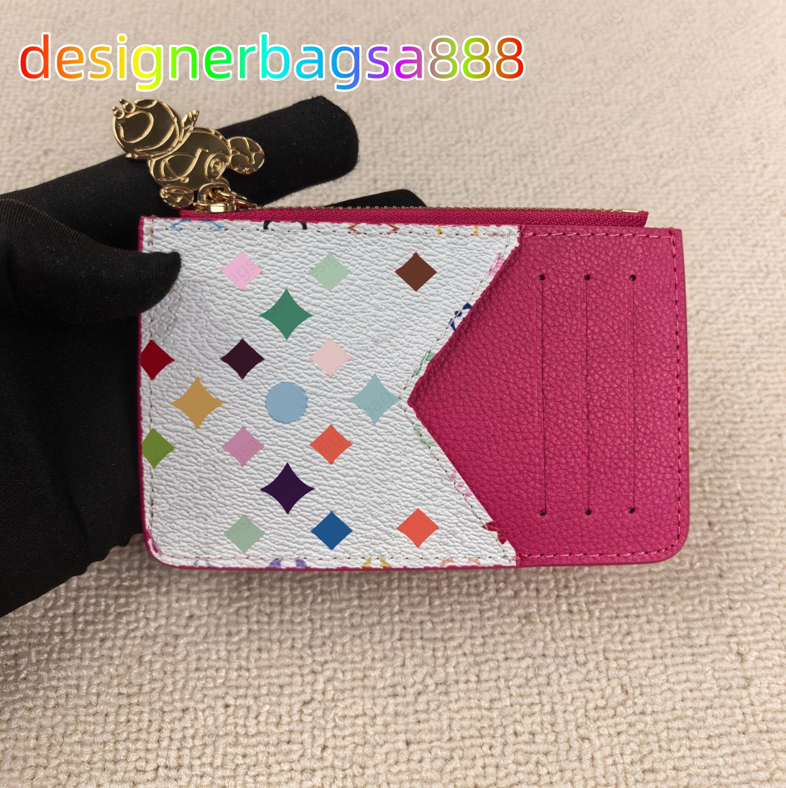 designer bag takashi murakami holder coin purses luxury women panda folding wallet credit card holder key pouch zippy coin new fashion men credit toiletry bag