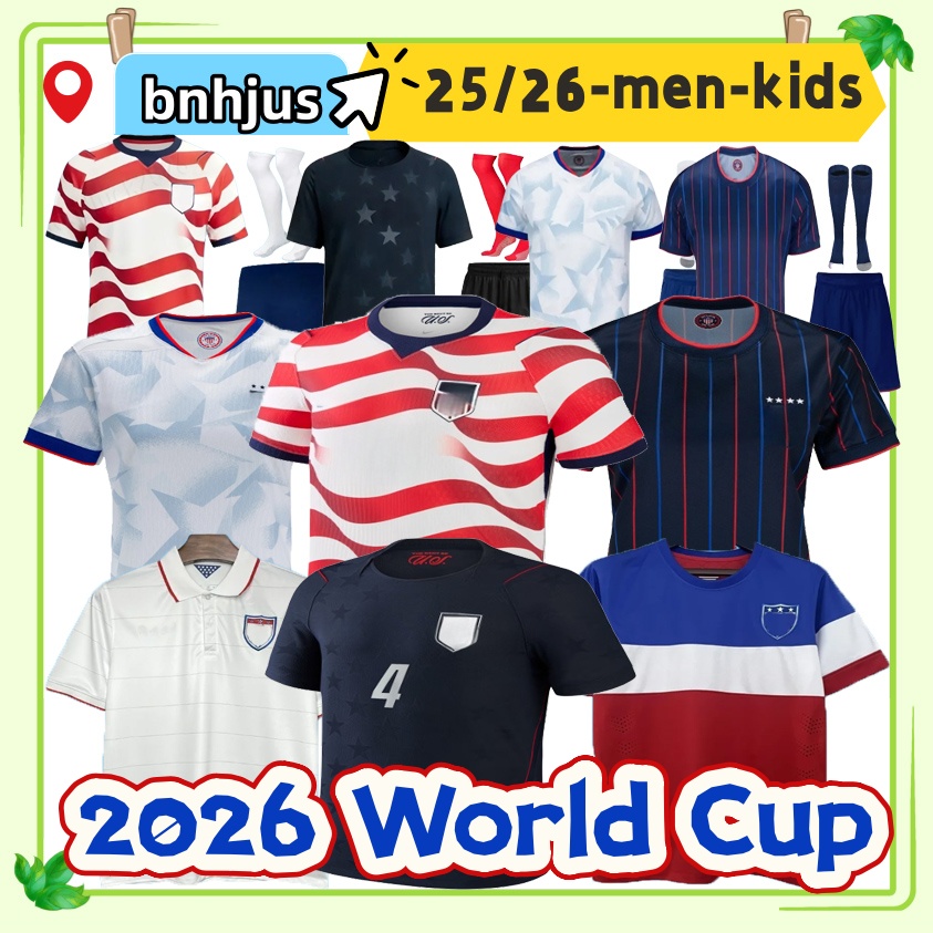 25 26 Rose Lavelle PULISIC USAS Soccer jerseys Rapinoe Trinity Rodman Alex Morgan Team 25 McKENNIE Alex Morgan Lindsey Horan Sophia Smith Mallory Football Shirt kids