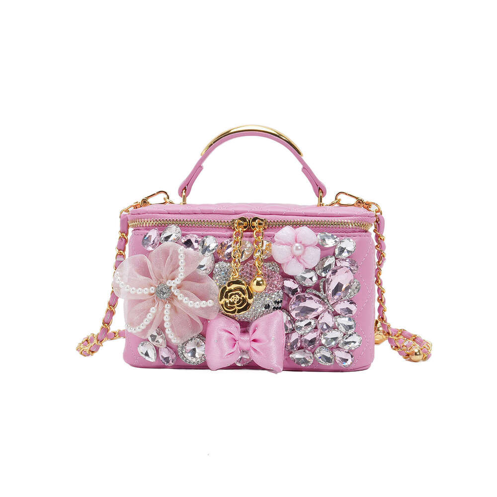 Dropshipping French-Style Quilted Box Autumn/Winter High-End Diamond-Embellished Evening Bag Wholesale - view 6