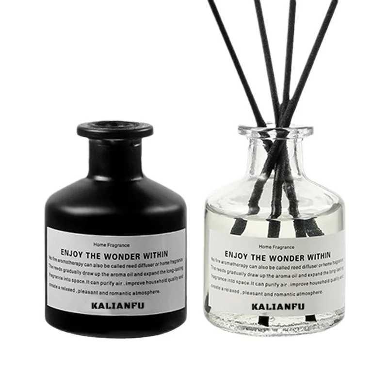 50ML Flameless Home Fragrance Room Freesia Jasmine Fragrance Oil with Rattan Diffuser Stick Home Room Air Freshener Deco D260317