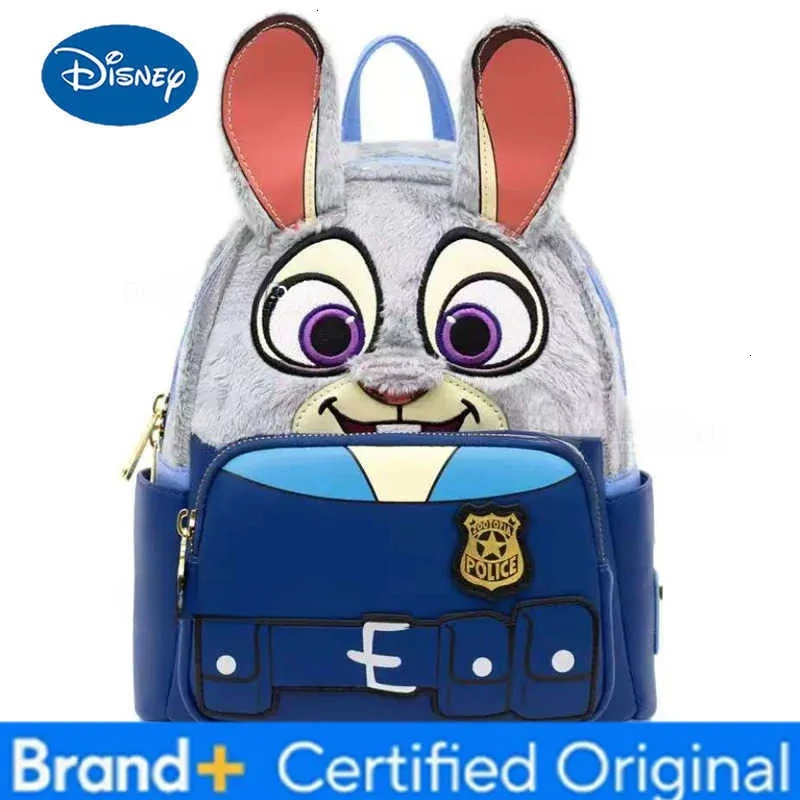 Disney new Loungefly Plush Skin Series Zootopia Judy Hopps Lotso Stitch Mini backpack
