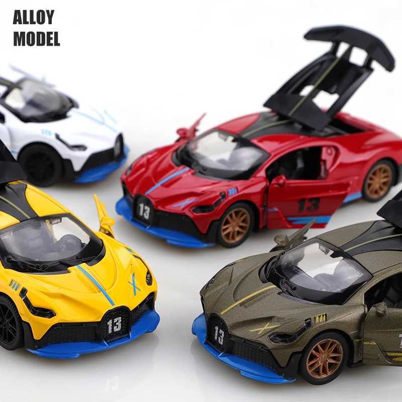 Bagged 136 new alloy DIVO simulation racing toy Diecast car childrens toy gift pull-back openable metal car ornament D260317