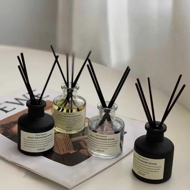 50ml Fireless Aromatherapy Set Freesia Jasmine Fragrance Oil With Reed Diffuser Office Home Decoration Air Freshener Fragrance D260317