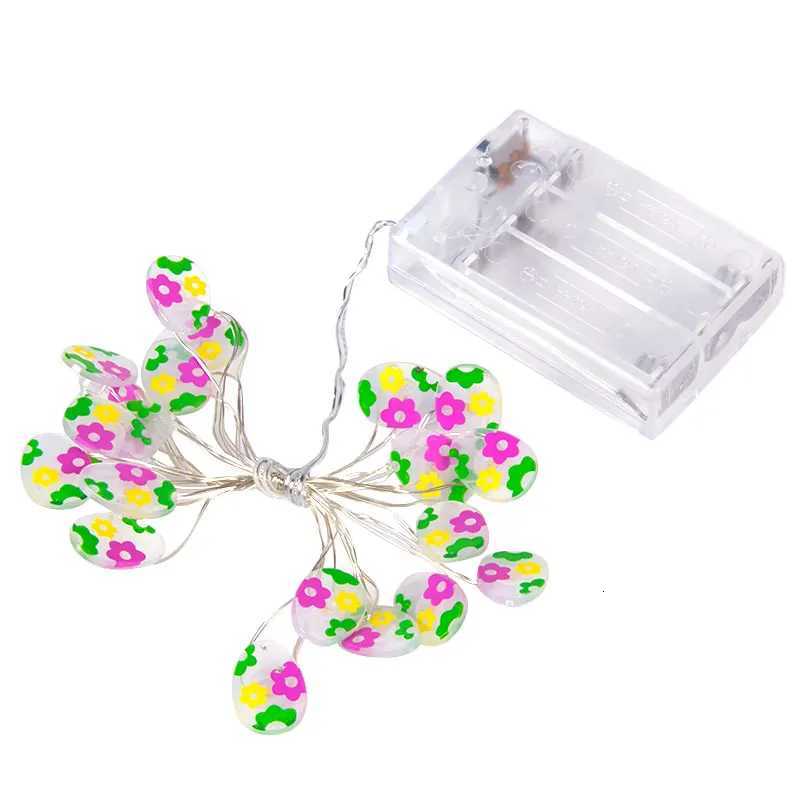 2m Easter String Lights Rabbit Carrot Easter Egg shape LED Fairy Light Garland Happy Easter Party Home Decoration 2025 Kids Gift H260316