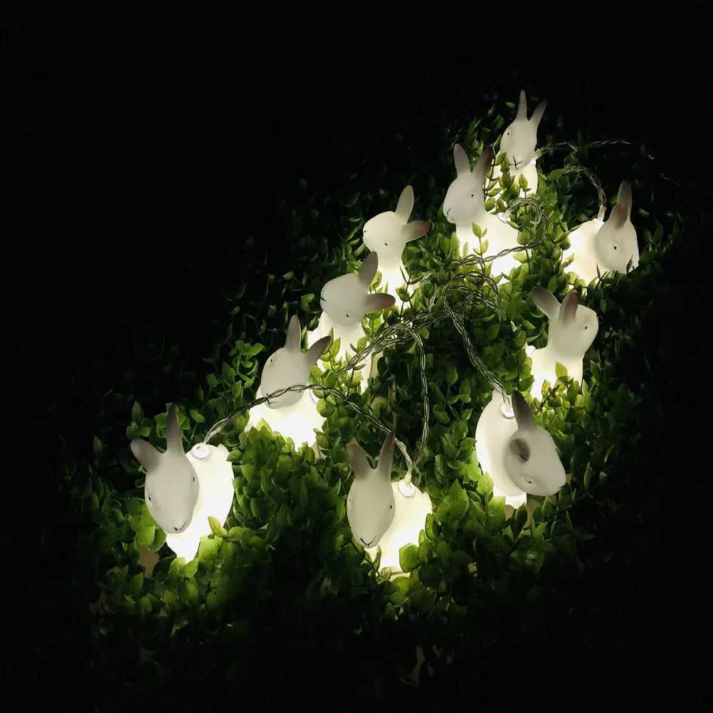15m Easter Rabbit String Light USB LED Decor Lamp High Brightness Low Power Consumption for Courtyard Garden Home Easter Decor H260316