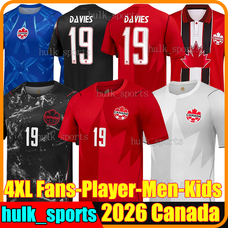 4XL 2026 Canada RUSSELL-ROWE Soccer Jerseys DAVIES MARCELO NELSON ELLOUMI OSORIO CHOINIERE PRISO BADWAL HENRY MILLER LARYEA men kids kits socks sets football shirts