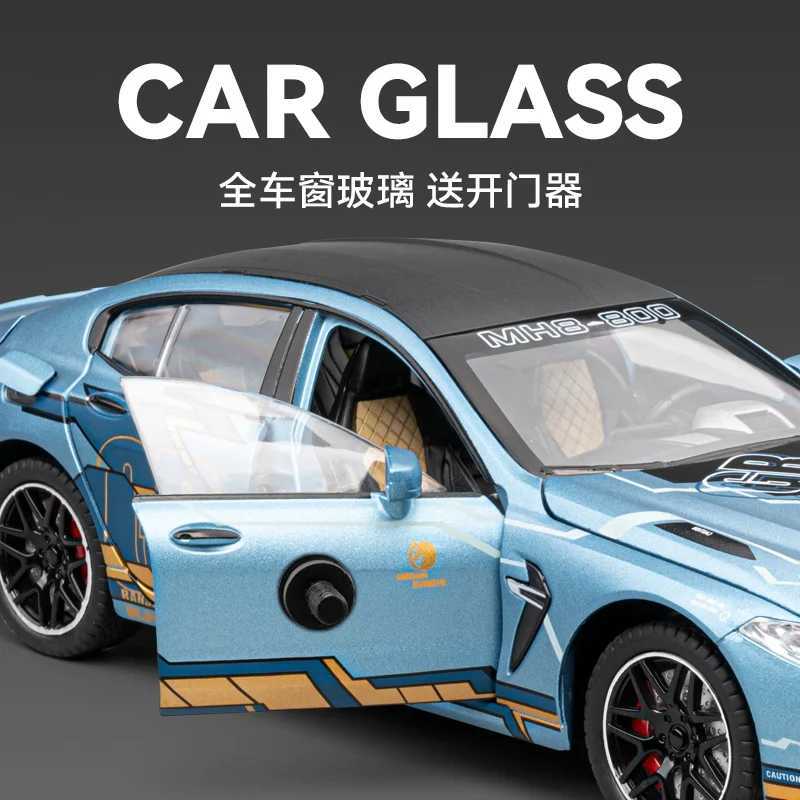 M8 Sports Car 124 Racing Alloy Car Model Boy Gift Metal Die Cast Children Toy Car Ornaments Simulated Car Model D260317