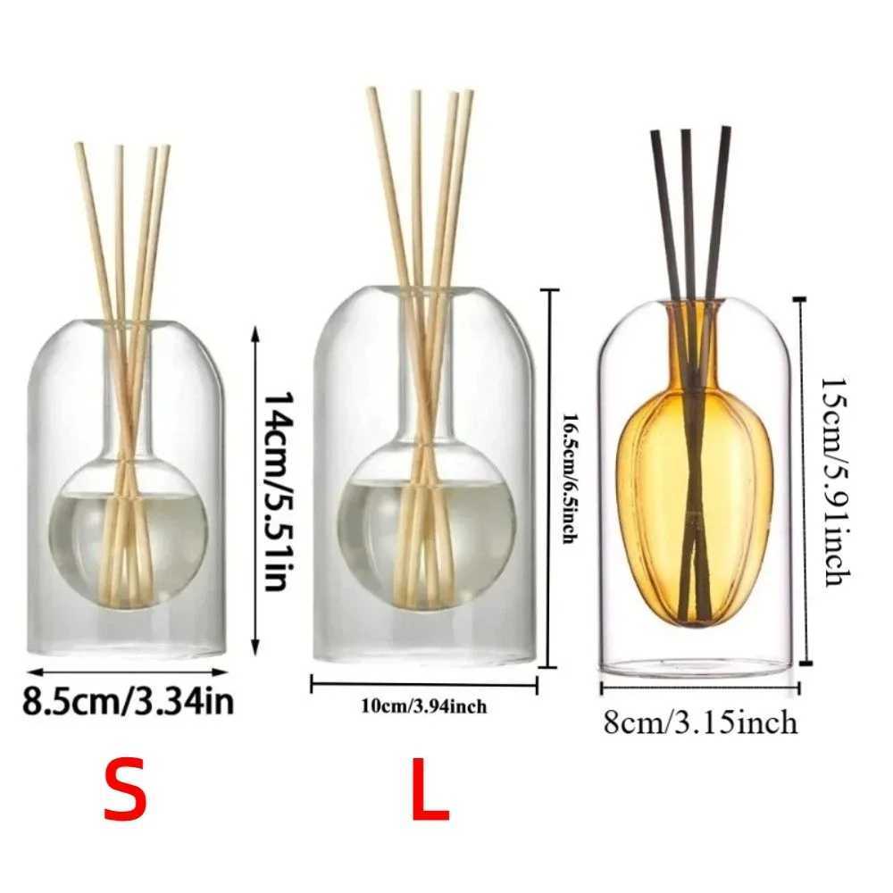 Creative Aromatherapy Diffuser Bottle Minimalism with Diffusers Sticks Essential Oil Evaporation Bottle Refillable 130/200ML D260317