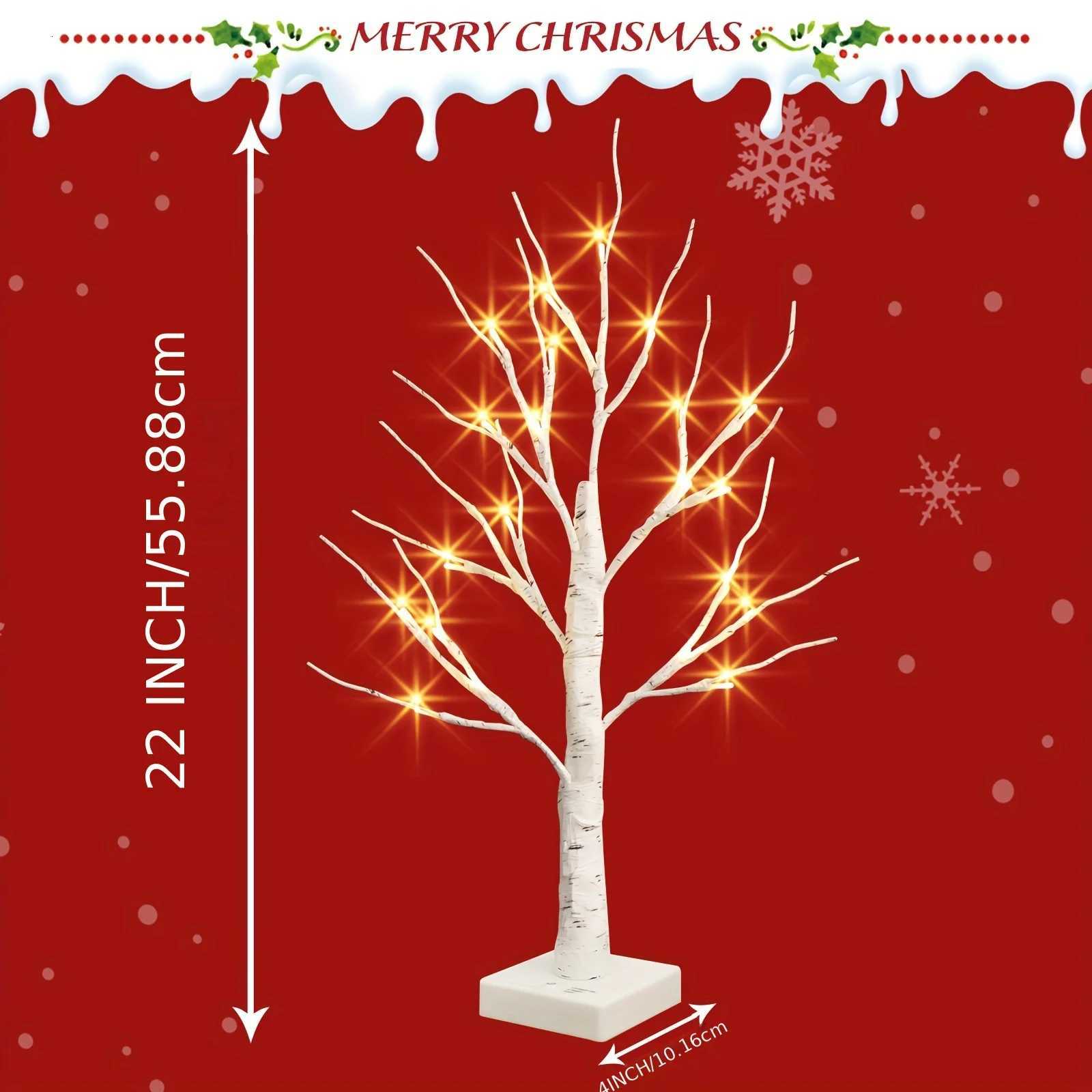 LED Birch Tree Lights Adjustable Twinkling Branches for Easter/Xmas/HalloweenUSB/3AA PoweredParty Bedroom Stage Indoor Decor H260316
