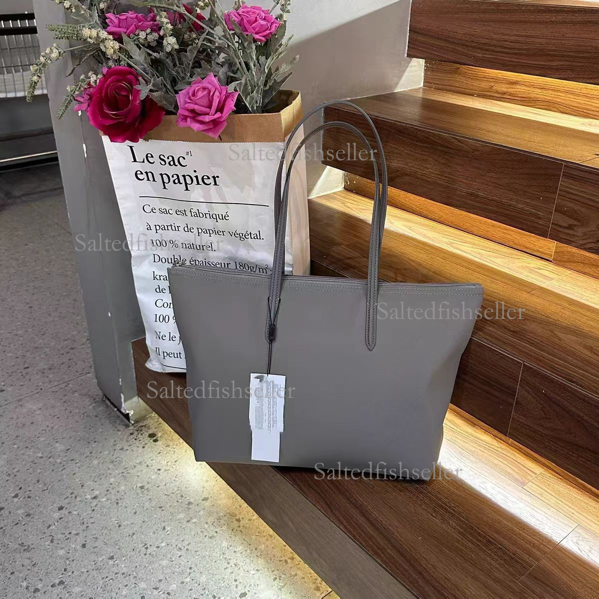 2026 Luxury French Solid Color Women's Handbag New Crocodile Tote Bag Large Capacity Shopping Bag Commuter Bag Underarm Single Shoulder Crossbody