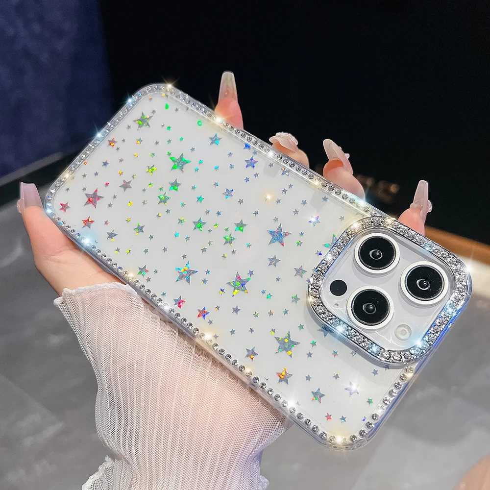 Bling Glitter Clear Phone Case For iPhone 17 Pro Max Case iPhone 13 15 14 16 Pro Max 17 Air Shockproof Silicone Soft Cover Funda C260314