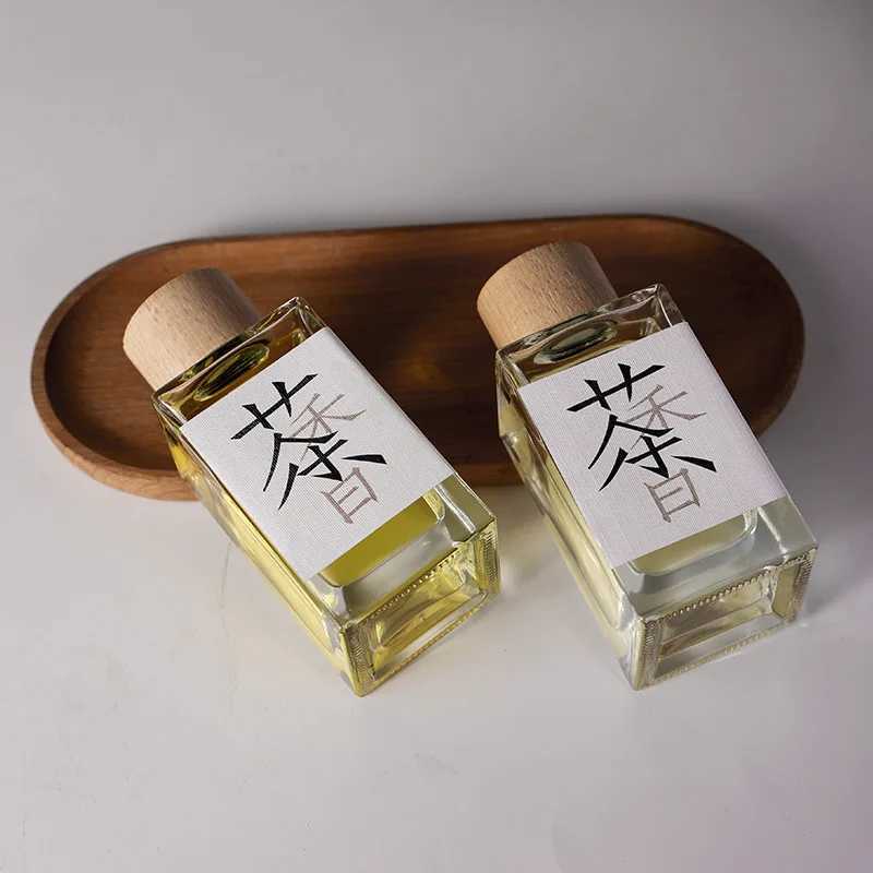 YXY 100ml Tea Fragrance Reed Diffuser Sets Oolong Jasmine White Tea Home Rattan Aromatherapy Set Reed Oil Glass Bottle Diffusers D260317