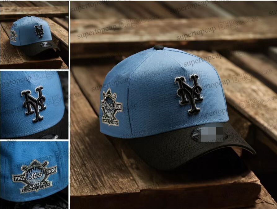 Desinger Fan's Baseball A-Frame Adjustable Hat Men Women's Vintage Flat Purple Atlanta Sport Snapback Caps Street trucker cap Chapeau bone Mix Color D17-11