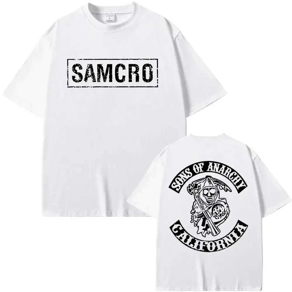 Sons of Anarchy SAMCRO Men women T-shirt Brand Fashion Big Size Top Casual Short Sleeve Streetwear New Arrival Tee M260317