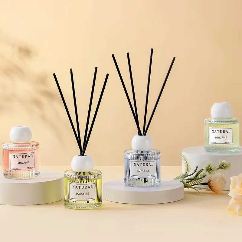 1pc Reed Diffuser Set- Aromatherapy Fragrance Oil for Home Decor Romantic Air Freshener with Rattan Sticks Long Lasting Scent D260317