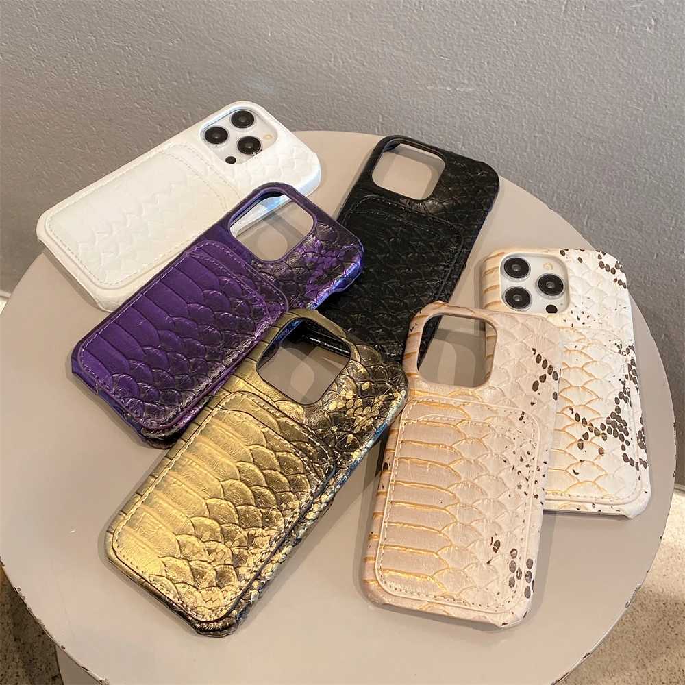 Luxury Dragon Snake leather Card holder wallet Case protection for iPhone 15 14 13 12 11 14 Pro Max XS XR 7 8 Plus X SE Coque C260314