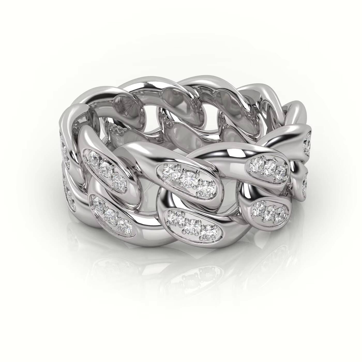 Aniva CR08 IGI Certified CVD Lab Grown Diamond Engagement Ring for Women Men 14kt White Gold Custom Classic Ethnic Style