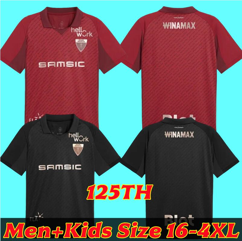 Stade Rennais 2026 125th Anniversary Jersey Rennes Soccer Jerseys 125 Kit 25 26 27 GOUIRI BLAS TRUFFERT Maillots De Foot 2025 2026 Football Shirt KIDS top Uniforms