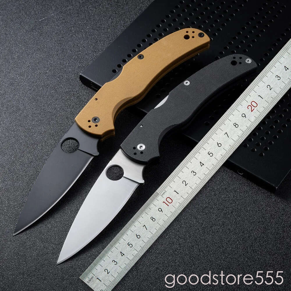 C244CPM Folding Blade Knife 3.7 fixed blade knife S30V pocket knife couteau Blade, G10 Handles
