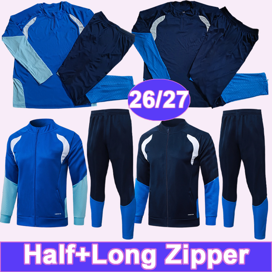 26 27 crUzeIRo Mens Training Wear Kit Suit Soccer Jerseys MARLON M.PEREIRA WILLIAM LAUTARO JOAO MARCELO Half/Long Zip Tracksuit Football Shirts