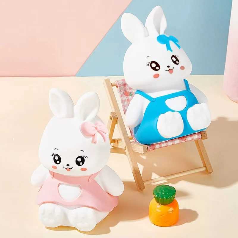 Rabbit Night LightTouch-SensitiveChargable with TimerIdeal for Home DecorPerfect Gift Choice H260316