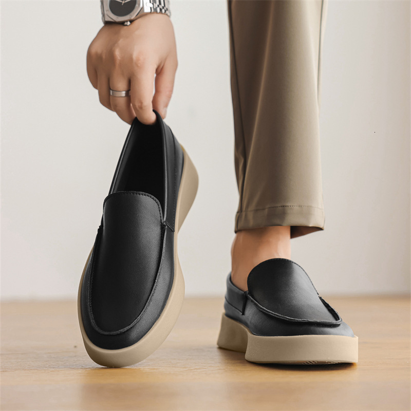 2026 Luxury Pure Originl Itlin Slip-on Shoes Comfortble Business Csul Lofers Flt Csul Lzy Men's Shoes