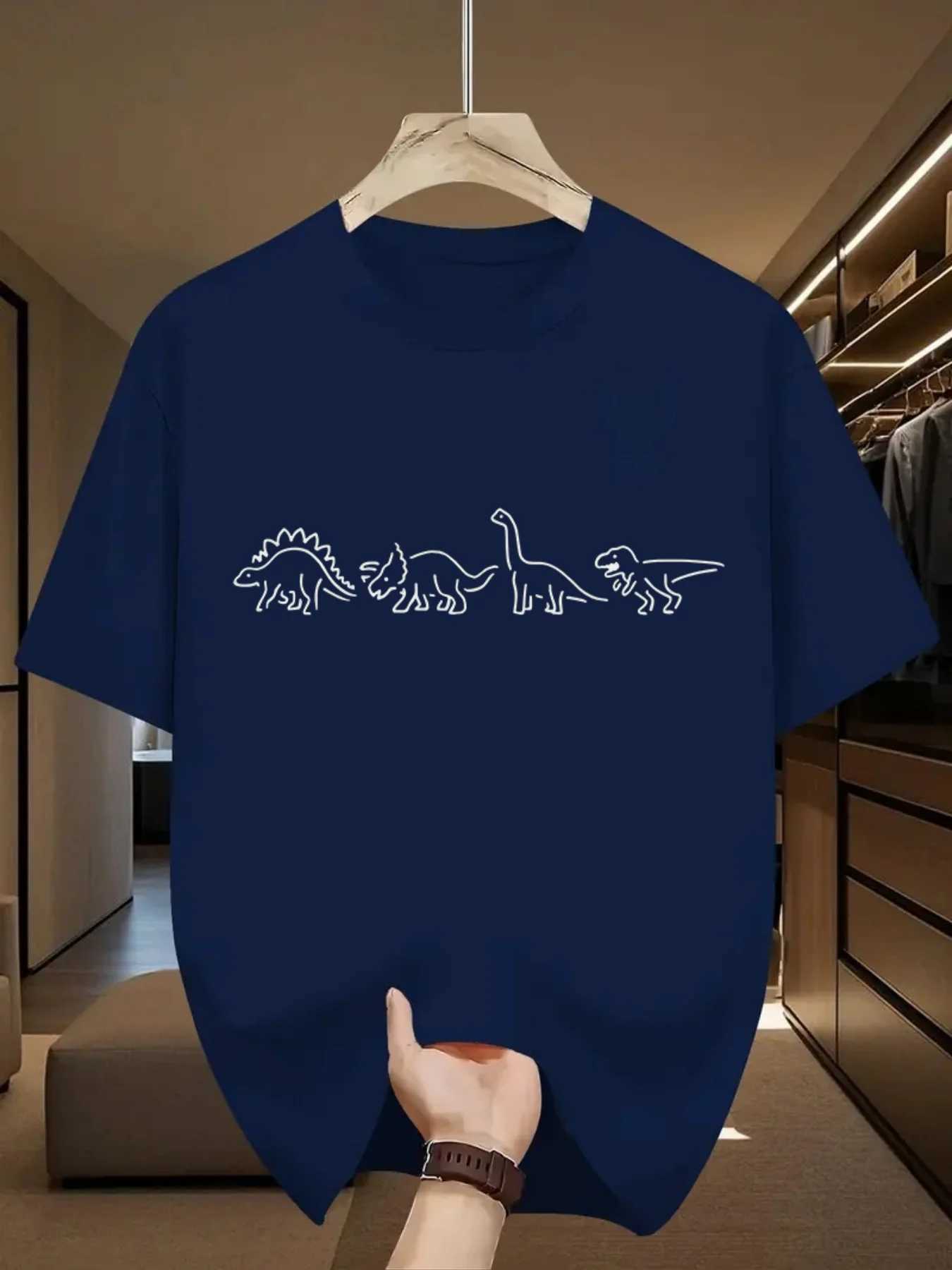 Man Summer New Trendy Casual T-shirt Versatile Comfortable Suitable Outdoor Leisure Made of 100 Pure Cotton and Soft Material M260317