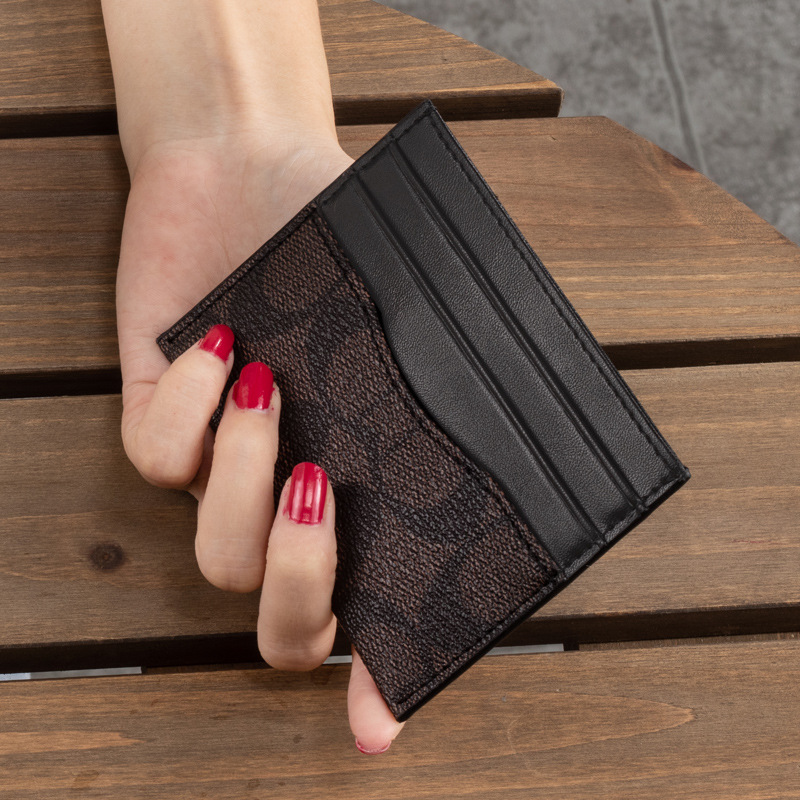 Card Holders Luxury Design Wallets For Women Multi-Function Holder PU Leather Female Small Bag Short Purse Summer New Arrivals Unisex Wallets