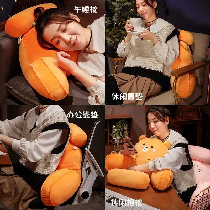Bedhead soft bag large backrest waist protection cushion dormitory bed backrest cushion office cushion tatami sofa pillow D260317