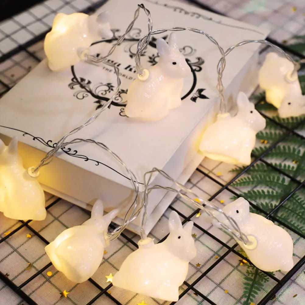 Rabbit String Light Easter Theme 10 LED 15 Meter Warm White Low Power High Brightness Decor Lamp for Indoor Outdoor Party H260316