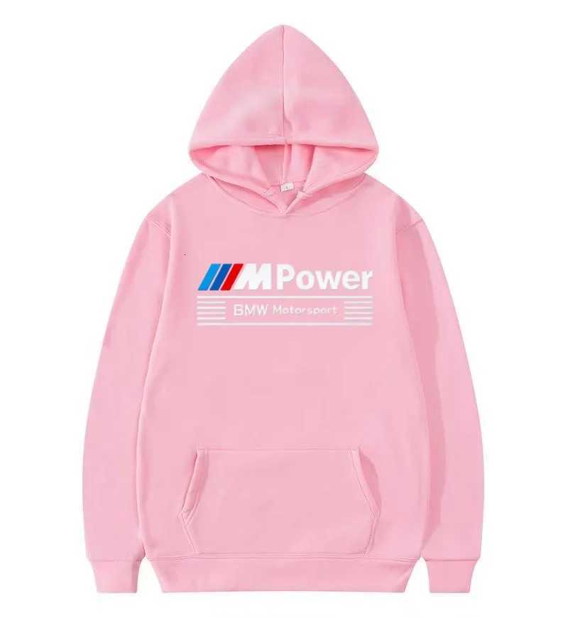 BMW M POWER Division Performance Autumn and Winter New Mens Hoodies Mens and Womens Street Casual Clothing Sweatshirt W260317