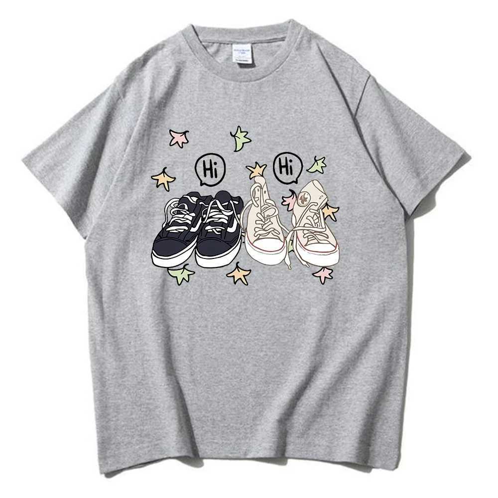 T-Shirt Nick Charlie Shoes Hi Clothes Tops Tees Camiseta Womens top casual Short SLeeve T-Shirt For Spring Summe M260317