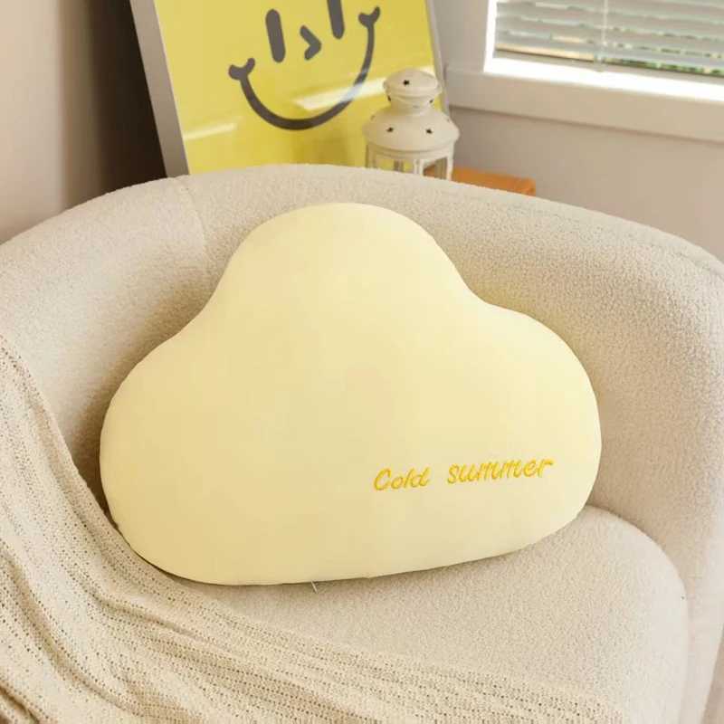 Adult Ice Silk Cloud Pillow Sofa Cushion Living Room Bedroom Bedside Bay Window Cool Fluffy Sky Pillow D260317