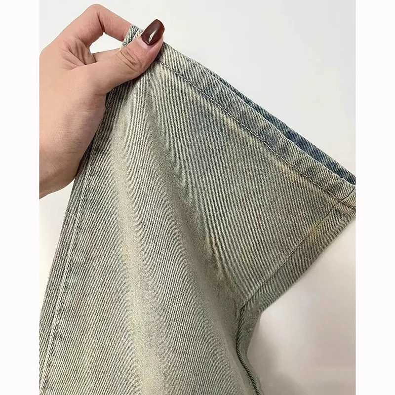 Chic Retro High Waist Straight Leg s Jeans Hot Sale Lady Classic Solid Denim Trousers Female Casual Thin Long Pants M260317