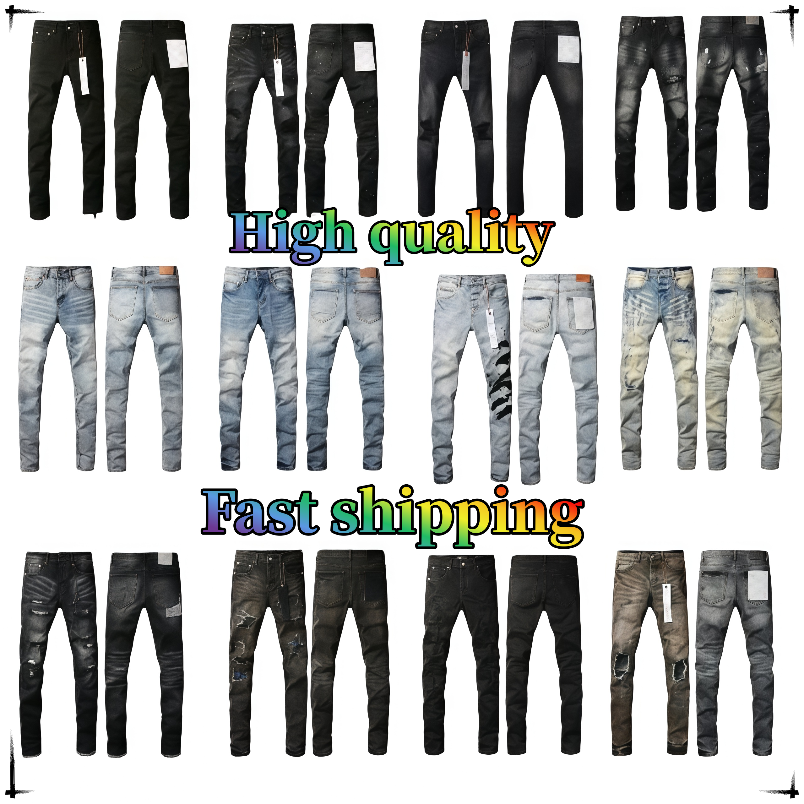 pursples jeans flared jeans pursples brands jeans for mens designer jean high quality pant jeans for men fashion pant designer for pants luxury straight retro ripped