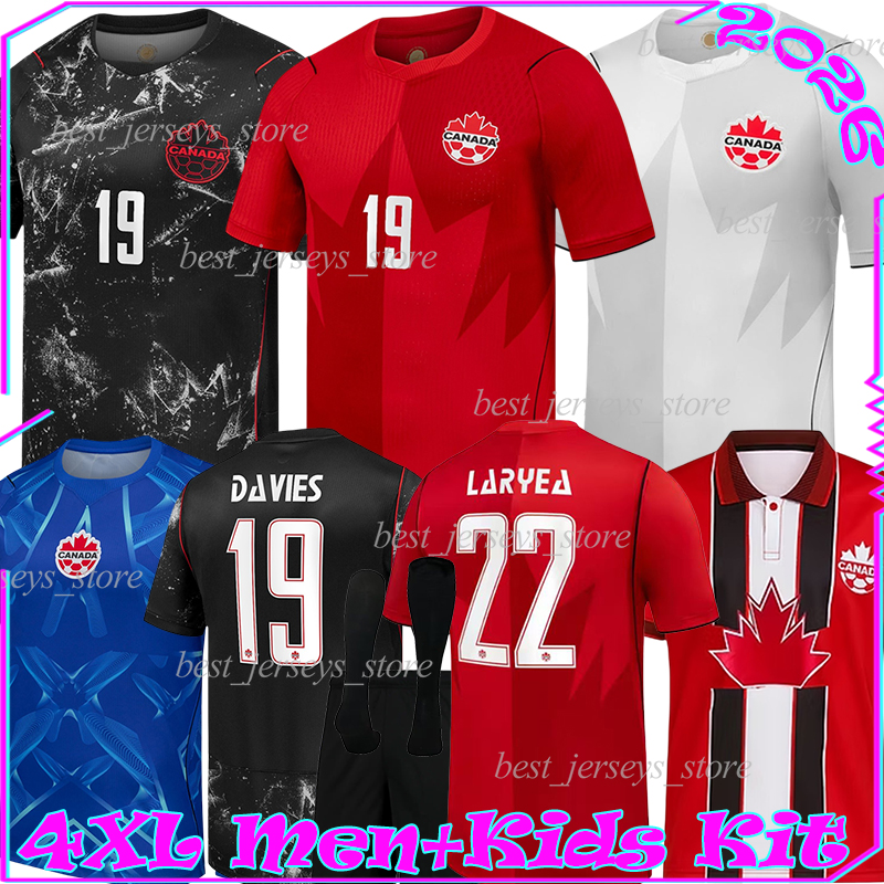 4XL Canada 2026 World Cup Soccer Jerseys RUSSELL-ROWE MARCELO NELSON ELLOUMI OSORIO CHOINIERE PRISO BADWAL HENRY MILLER LARYEA Men kids kits socks set football shirt