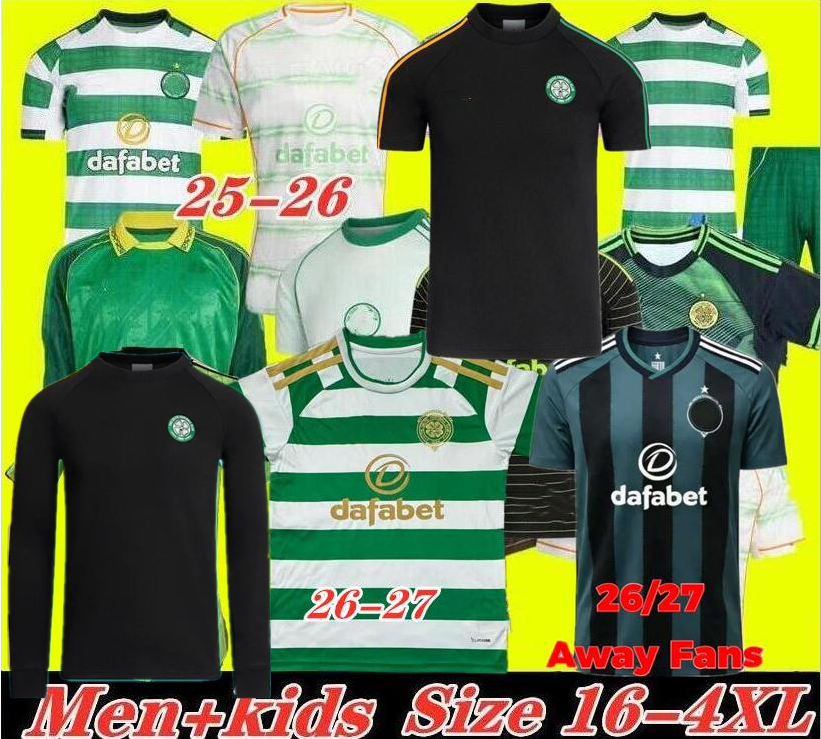 26 27 CeltsS Soccer Jerseys Home Away EDOUARD CelticFc 2026 2027 JOSEPH Football Shirt ELYOUNOUSSI TURNBULL ETI CHRISTIE JOTA GRIFFITHS FORREST GUEYE 1111